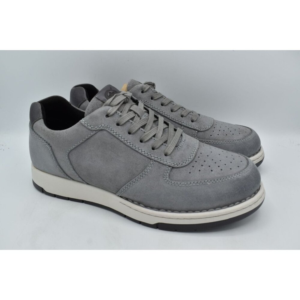 Born Mens Size 11.5‎ Captain Grey Distressed Leather Lace Up Sneakers Shoes - Picture 4 of 13